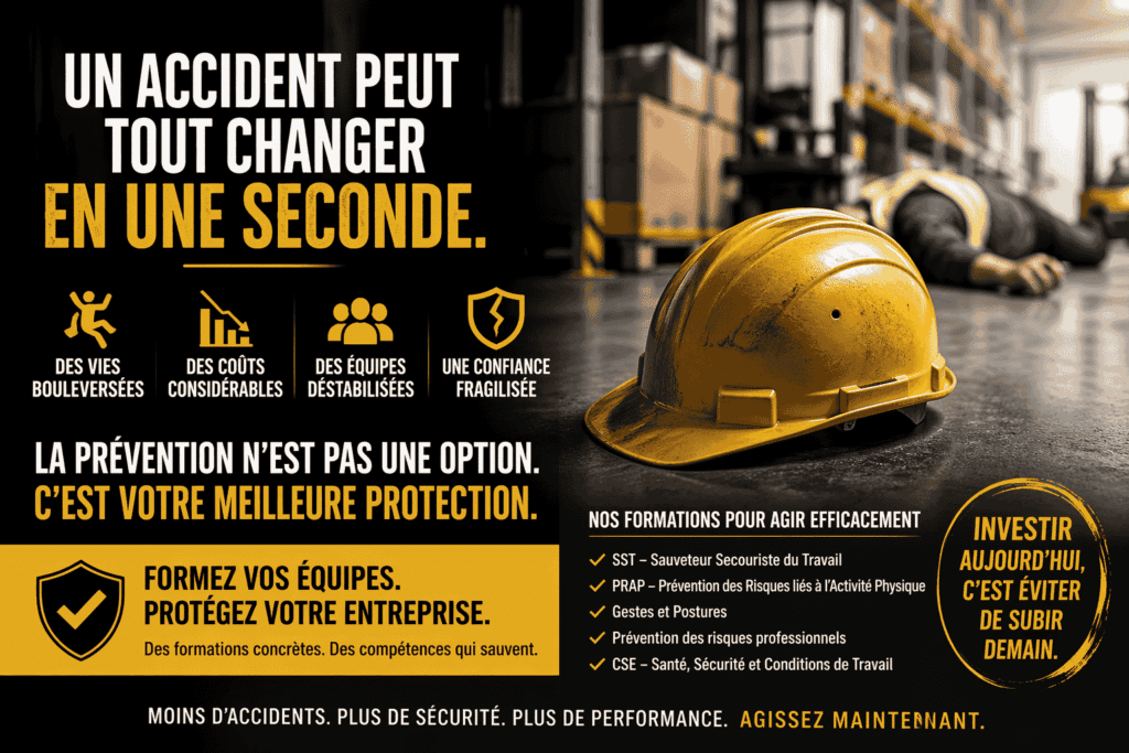 Formation SST en entreprise – prévention des accidents du travail et sécurité des salariés