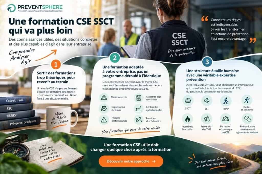 Formation CSE SSCT en Vendée et Pays de la Loire – PREVENTSPHERE
